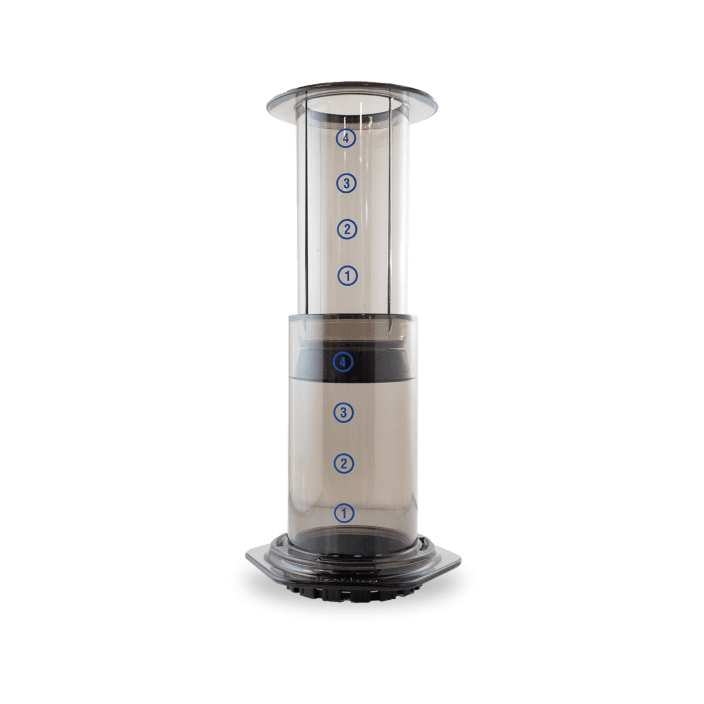 Aeropress Aeropress Coffee Maker - coffee in transparent plastic