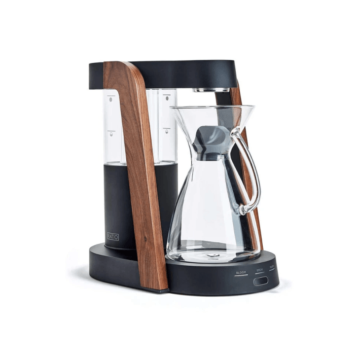 Ratio Coffee Eight Coffee Maker - coffee in white wood