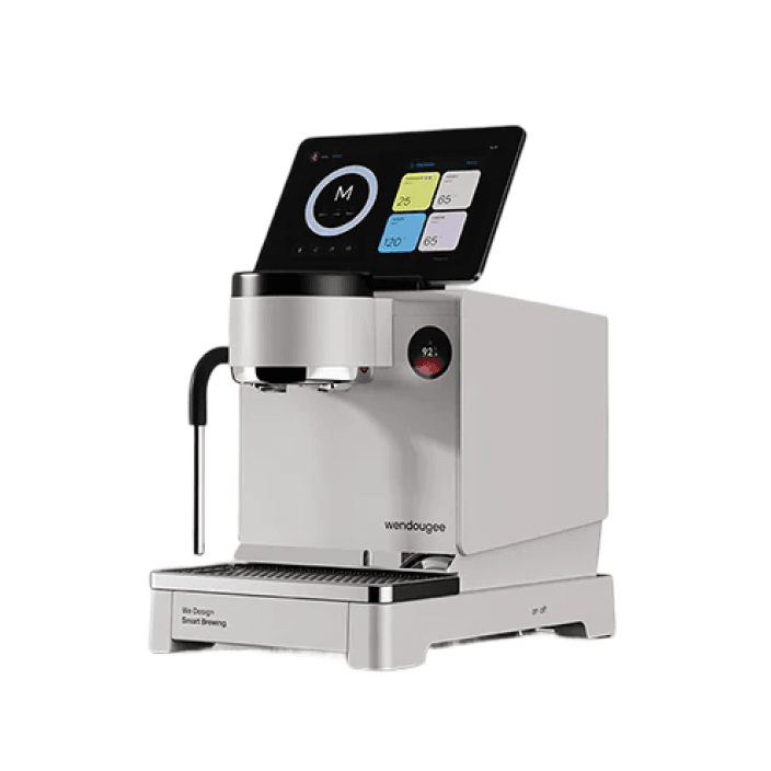 Wendougee Lita - espresso in White metal